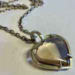 Load image into Gallery viewer, Love Pendant, Smokey Quartz, Sterling Silver
