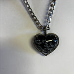 Load image into Gallery viewer, Love Pendant, Dalmatite, Sterling Silver

