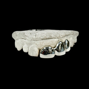 Three teeth in Sterling Silver