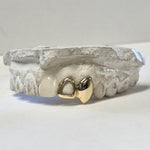 Load image into Gallery viewer, Two teeth in 9kt Gold
