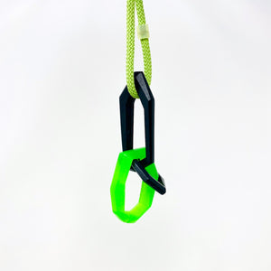 Links Pendant, green and black