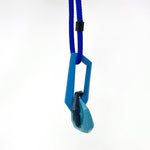 Load image into Gallery viewer, Links Pendant, Blue and Charcoal
