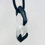 Load image into Gallery viewer, Maca Links Pendant. Clear and Black

